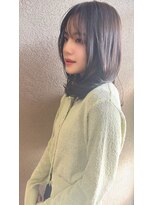 ダム(DaM)&nbsp;レイヤーボブ顔周りレイヤーハッシュカットウルフカット