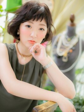 カバーヘア イヴ 戸頭店(COVER HAIR EVE) *+COVER HAIR+*…ショートバングが可愛いボブ