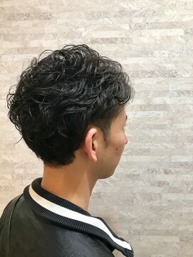 ヘア デザイン クランプ フロント(Hair Design CLAMP front) かきあげパーマstyle