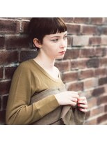 ビビト(bibito)&nbsp;bibito 外国人風 マッシュ 黒髪ベリーショート