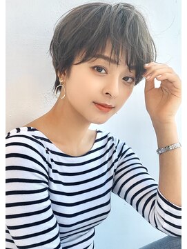 ゼロナナ バイ アフロート(07 by afloat) 厚めバングストレートパーマスリークボブ