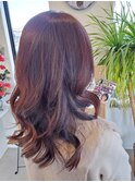 ピンク系ロングカラー♪