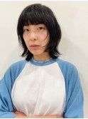 （stylist 曽我）ミディウルフボブ