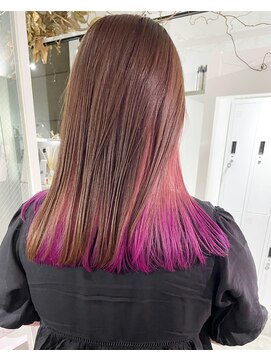 シェリ ヘアデザイン(CHERIE hair design) インナーフラミンゴ◎