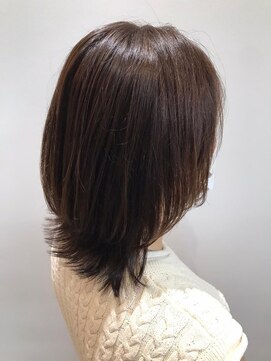 ヘアーアンドスパ フェリーチェ ミチ 野田屋町店(HAIR&SPA felice MICHI) 【felice MICHI山口智也】外ハネボブ