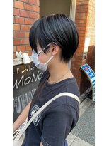 ヘアアトリエコモノ(hair l'atelier KoMoNo) 【黒染め風】ディープグリーン