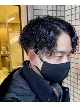 ネクサスアンドコー 錦糸町店(NEXUS&Co.) ツイストスパイラルツーブロック刈上げ[錦糸町]<理容室>[Men's]