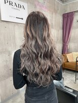 ミラク 町田(MIRAC)&nbsp;【MIRAC町田店河原崎】ミルクティーベージュグラデロング