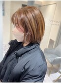 横顔が美しいスリークボブ
