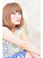 アディクト 東陽町西口(addict)&nbsp;柔らか韓国風巻き＿ショコラカラー＿ミディアム＿［東陽町]