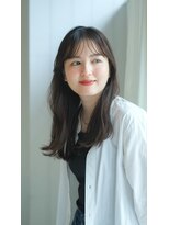 ガーデン ジングウマエ(GARDEN jingumae)&nbsp;エアリーロング/ワンカール/オリーブブラウン/レイヤーカット