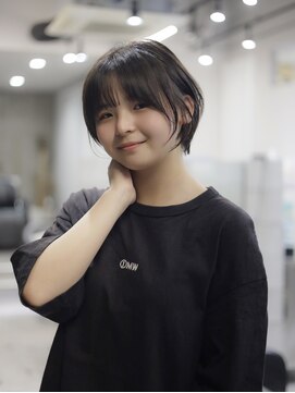 スラップス(SLAPS.) 黒髪 ショート 大野城 美容室