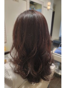 レヴル(REBEL) ゆる巻きロング/フェミニンロング/暗めカラー/メルティカラー