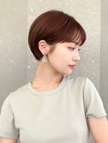 ロンド レグリーズ 立川(Lond leglise)&nbsp;ショート×顔周り×前髪×シルキーベージュ×グレージュカラー