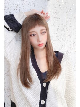 ヘアーズ ベリー あびこ店(hairs BERRY) BERRY前髪ウルトワグレーベージュロングオーガニック