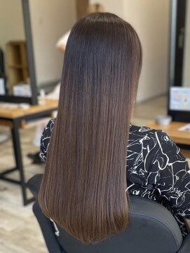 アトリエコア(Atelier Coa) 髪質改善トリートメントミルクティーベージュカラーくびれヘア