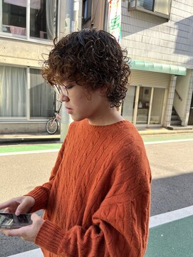 アイズ 海老名(AIZU) プードルパーマ スパイラルパーマ メンズパーマ 眉毛サロン