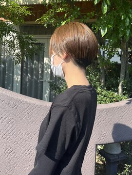 トップヘアー 玉島店(TOP HAIR) 《TOPHAIR 玉島店/ もも》マッシュ×アッシュカラー