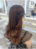 結婚式 二次会 お呼ばれ 推し活 ハーフツイン×パールピン