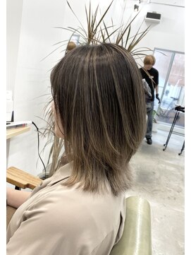 シャイバイブランチ(shy by branch) グレージュ×バレイヤージュ【良太】