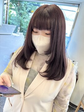 アントワープトーキョー(antwerp TOKYO) 30代40代髪質改善酸性ストレート白髪ぼかしハイライト姫カット