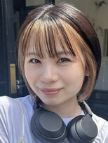 カムジーヘッドカミノウラ(COMEGHEAD KAMINOURA)&nbsp;ダブルカラーミルクティーベージュカラーケアブリーチ韓国ボブ