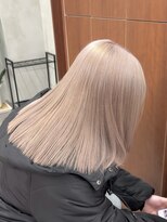 ニコ トウキョウ 渋谷(nico TOKYO)&nbsp;ミルクティーベージュダブルカラーケアブリーチハイトーン