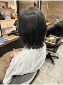切りっぱなしボブミディ　野方理恵子