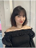 ふんわり丸みボブ