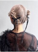 ロング顔周りレイヤー韓国ヘアおくれ毛_ba547623