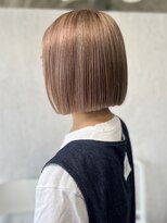 ザヘアメイクシェア(THE -HAIR MAKE SHARE-)&nbsp;可愛いハイトーン＆ハイライト☆小顔ぷつっとボブ