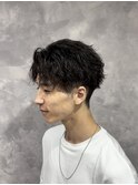 シャドウパーマ(宮崎/宮崎メンズ/フェザー/センターパート)
