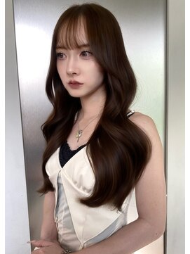 サイン 表参道(SIGN) 韓国ヘアグレージュカラーブリーチ無し髪質改善透明感カラー