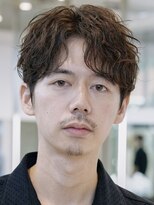 フィフス 渋谷(fifth)&nbsp;渋谷大人ツイストスパイラルパーマメンズカットセンターパート