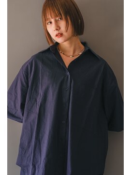 ボブ　髪質改善／白髪改善／白髪ぼかし／脱白髪染め