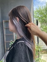 ナナ バイ ピケ(nana by pique) ホワイトバイオレットインナーカラー