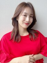 ケーツー エソラ池袋店(K-two)&nbsp;ミディアムレイヤーカット*フェイスレイヤー*顔周り*髪質改善