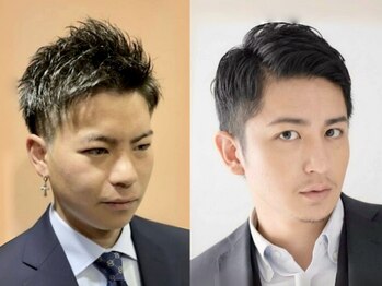 サンルレックス(SUN LUREX)の写真/【NEWOPEN/21時まで営業】半個室で働くメンズ支持◎どんなパーマでも似合わせます!最新活泡泉で頭皮ケア