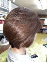 エルモア美容室&nbsp;オイルパックトリートメントカラーボブ
