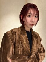 パーク(PAAQ) ボブ /レイヤー /ミニボブ /ワインレッド /ボルドーカラー