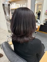 ギルド 清瀬店(GUILD)&nbsp;丸みショート×艶ボルドー