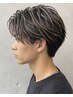 メンズカット＋ハイライトカラー＋眉毛カット ￥13,200