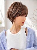 ◎前下がりひし形ショートボブ