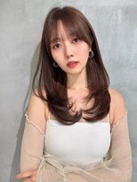 Moalana 名古屋 栄/髪質改善/縮毛矯正/レイヤー【モアラナ】 ダークパープル/ボブ/オリーブベージュ/ブリーチなし/名駅