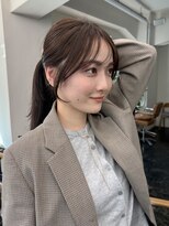 ガーランドギンザ(Garland Ginza)&nbsp;顔周りカット　レイヤーカット　透明感カラー