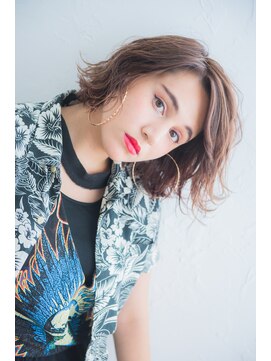 ミエル ヘア 新宿(miel hair) 【mielhair新宿本店】ラフな抜け感外ハネボブ