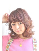 クラン(clan)&nbsp;ハイトーングラデーション大人可愛いバルーンミディ