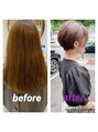アグ ヘアー ダイス 長崎時津店(Agu hair dice)&nbsp;ロング→ショート。ショートならおまかせください！
