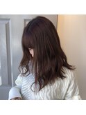 <Chainon.>AW人気カラーピンクバイオレット×切りっぱなし♪