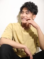メンズ ショコラ ナンバ(Men's Chocolat NAMBA) #メンズパーマ#ツイストパーマ#スリークショート#ショコラなんば